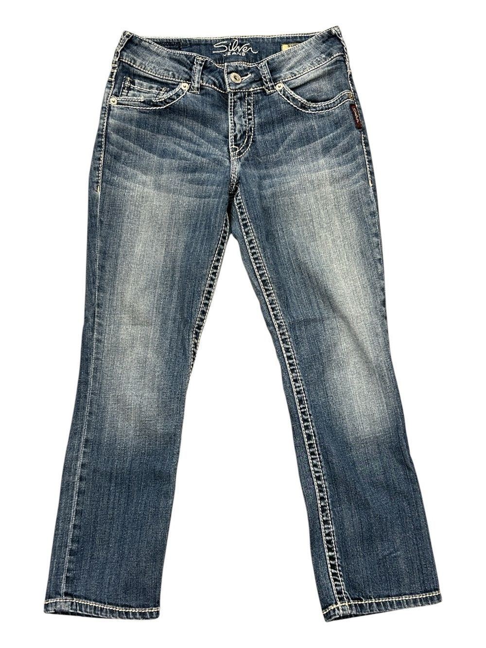 Silver Suki Capri Jeans